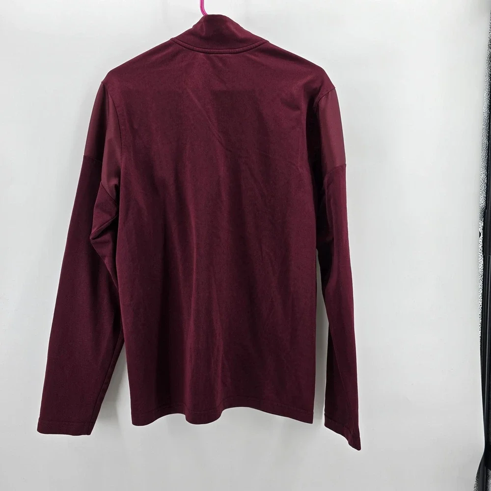 Nike Virginia Tech Hokies Pullover Mens Dri-FIT Quarter Zip‎ Maroon Medium